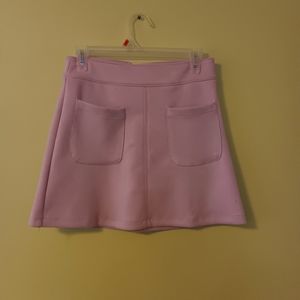 faux suede skirt